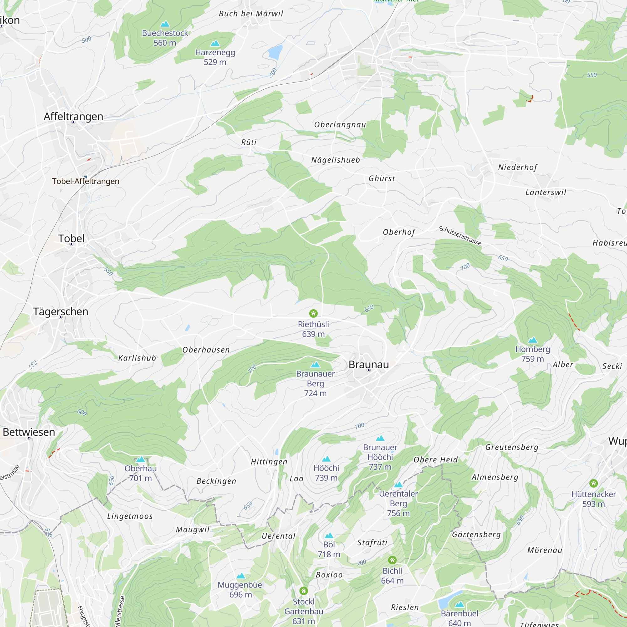 Riethüsli map