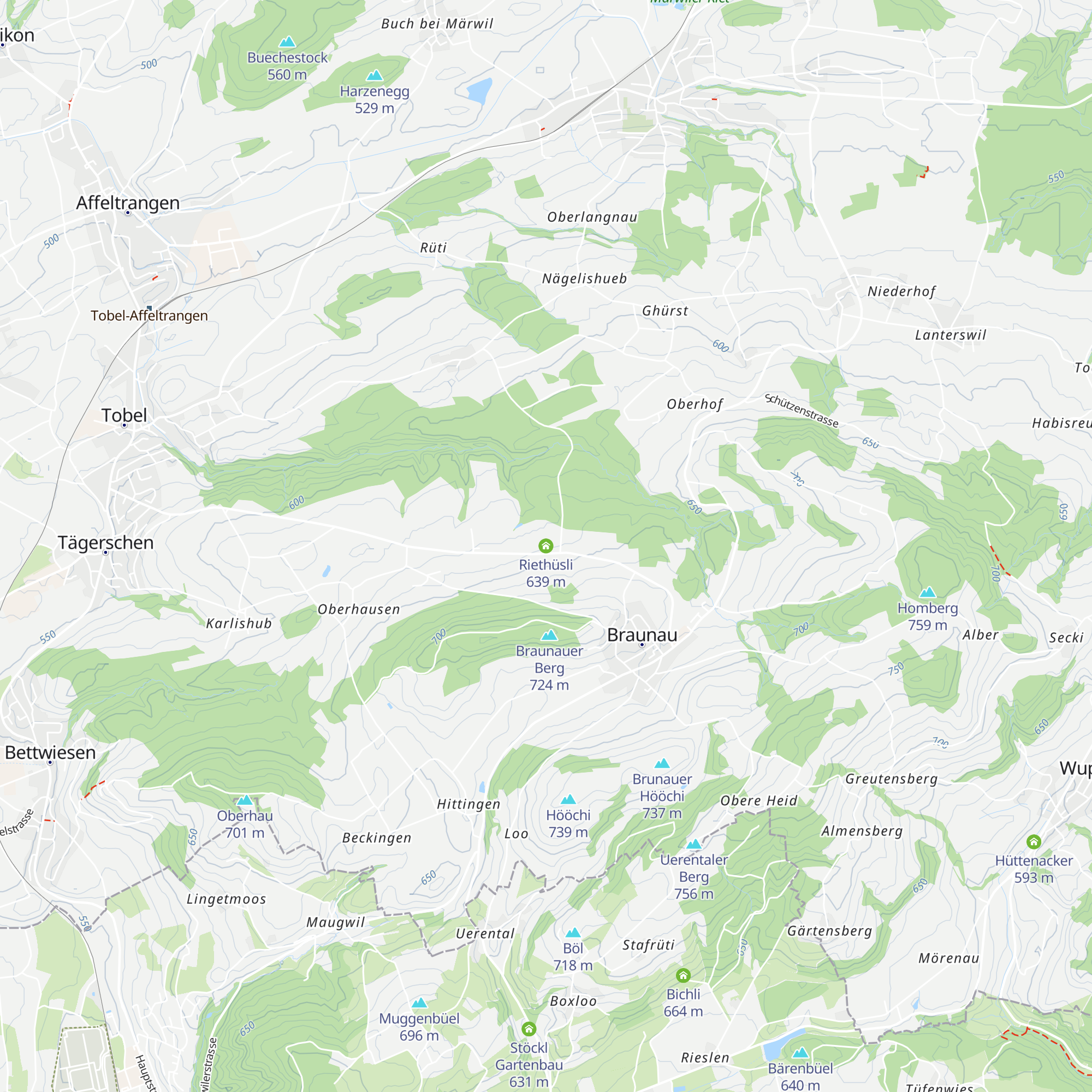 Riethüsli map