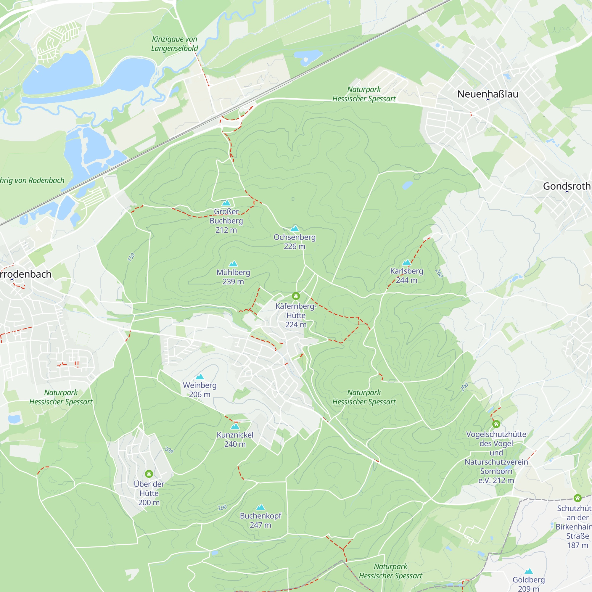 Käfernberg-Hütte map