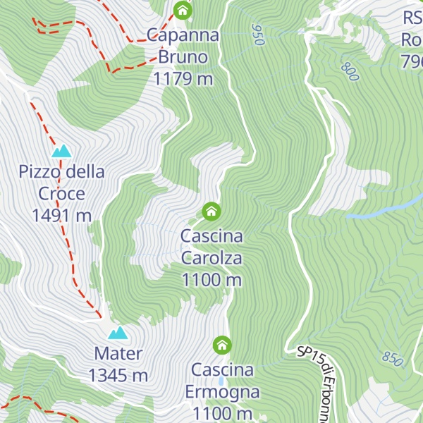 Map of Cascina Carolza