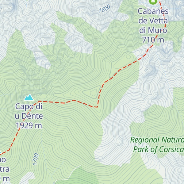 Map of Monte Pianello