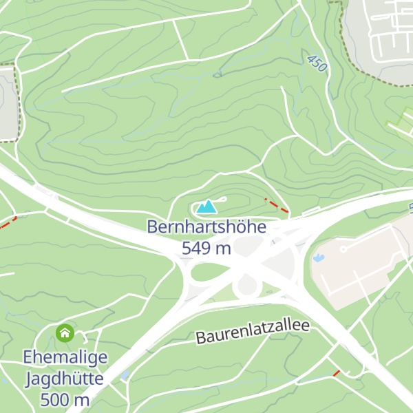 Map of Bernhartshöhe