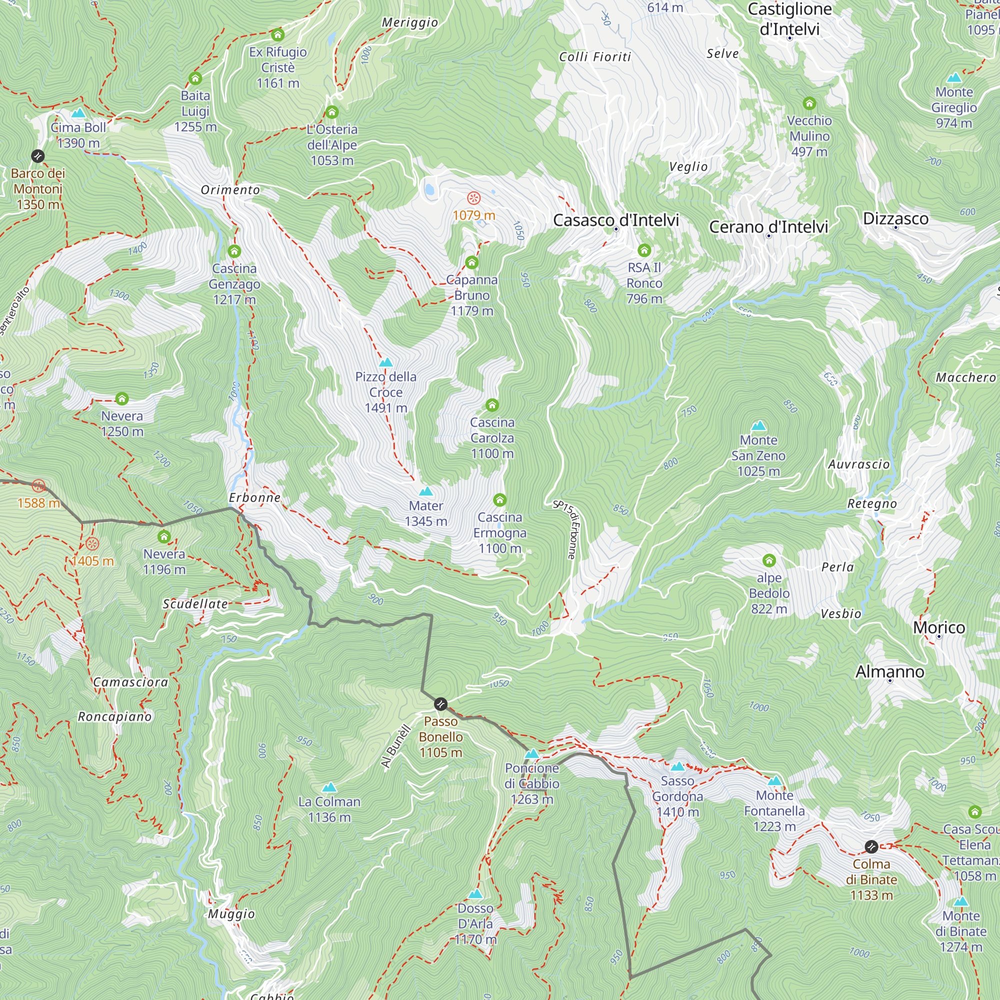 Cascina Ermogna map
