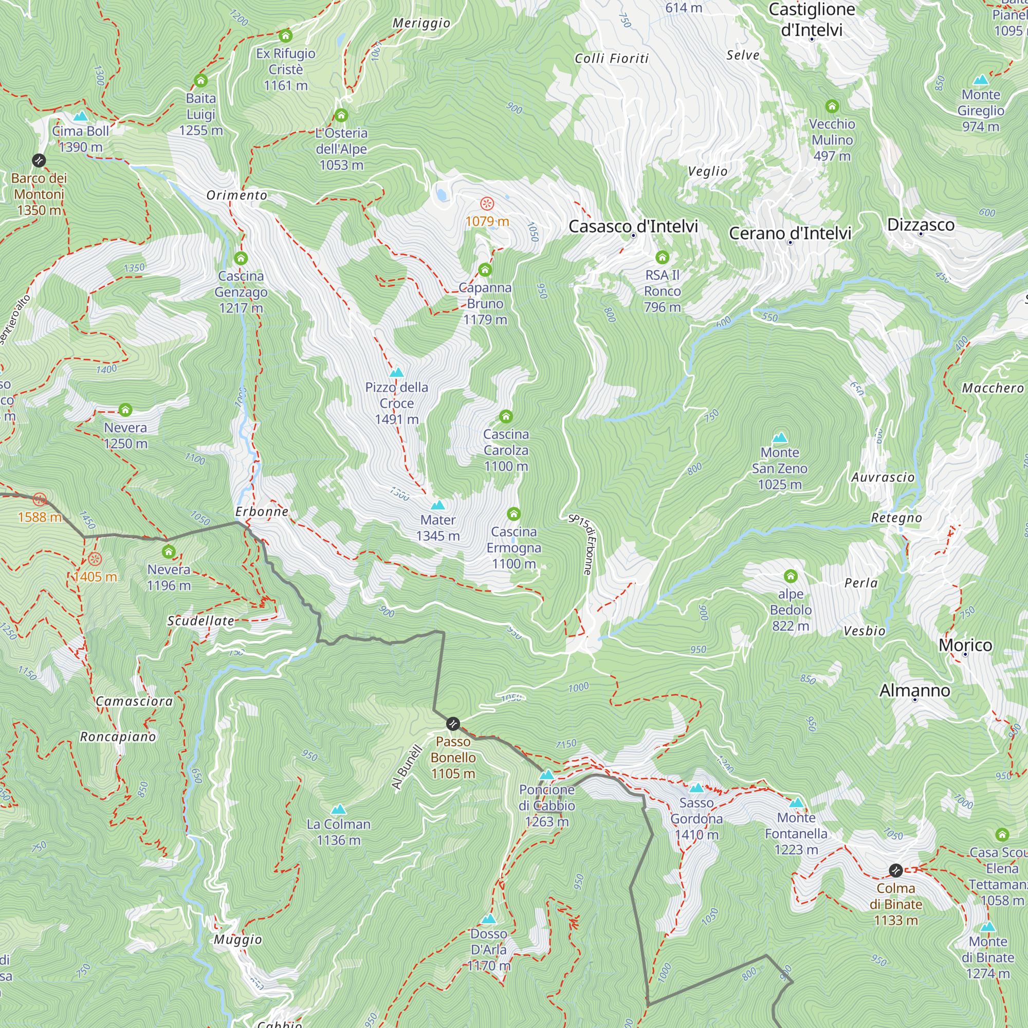 Cascina Ermogna map