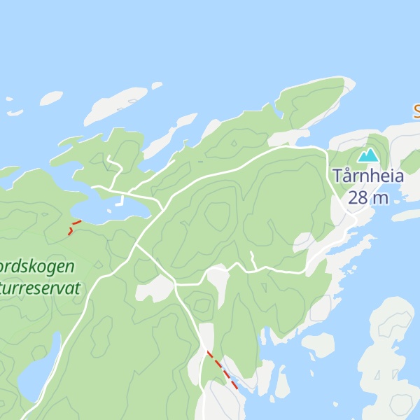 Map of Fløyheia