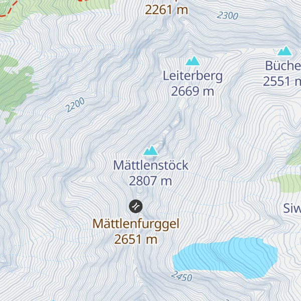 Map of Mättlenstöck