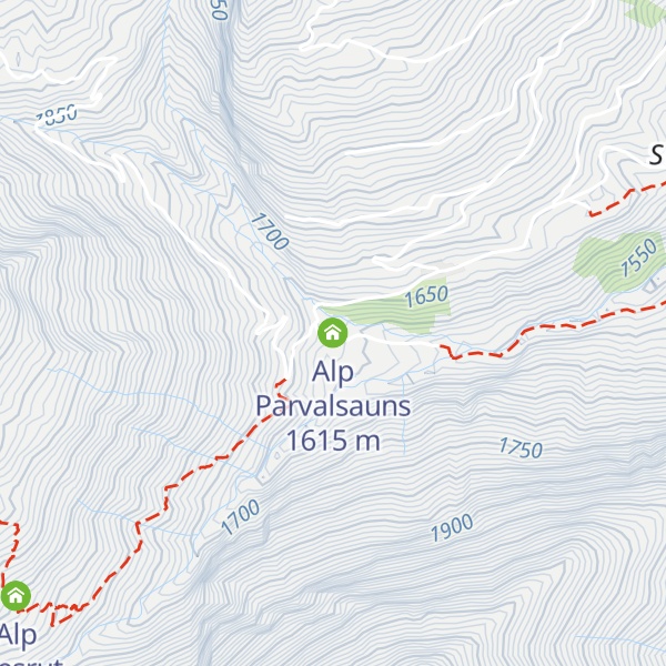 Map of Alp Parvalsauns