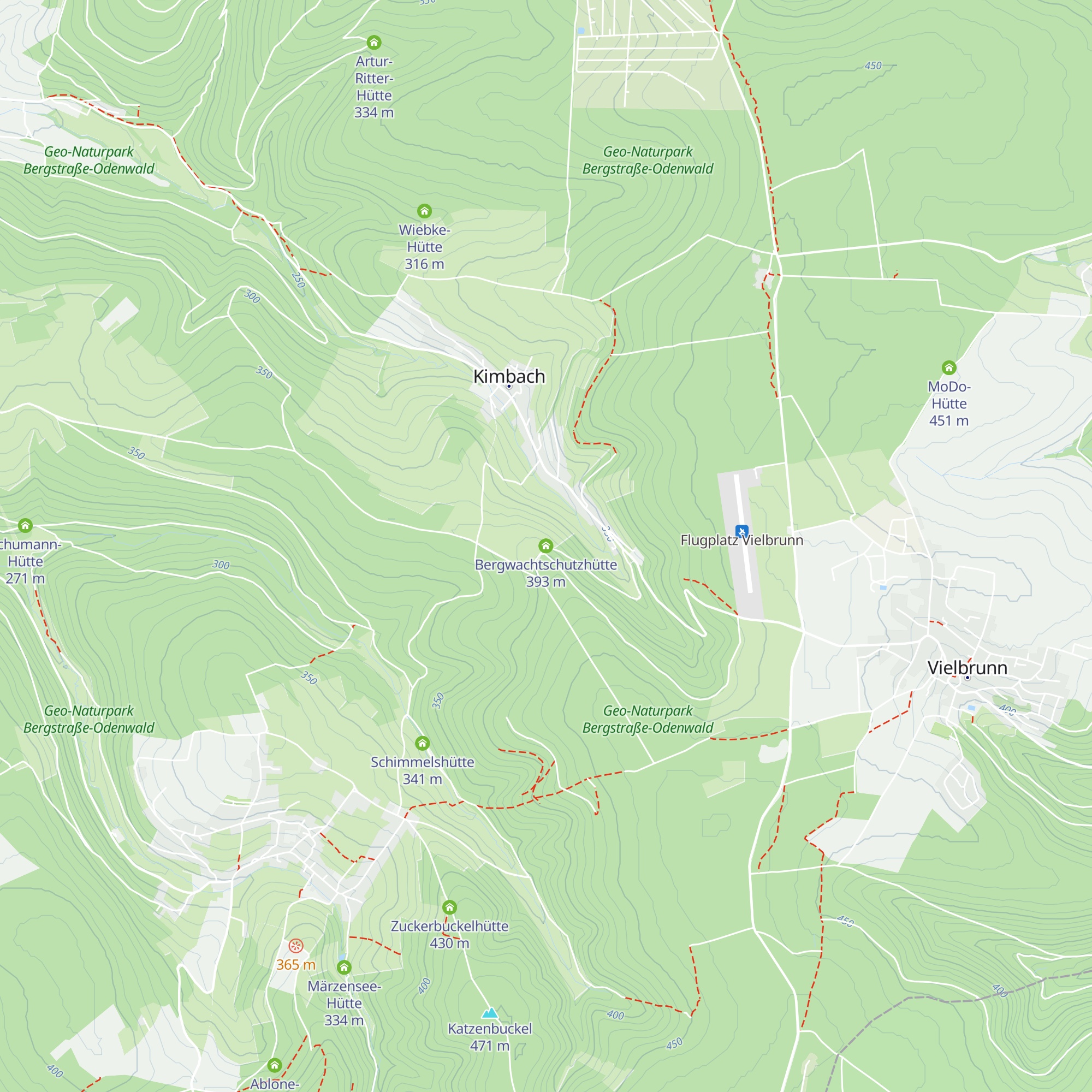 Bergwachtschutzhütte map