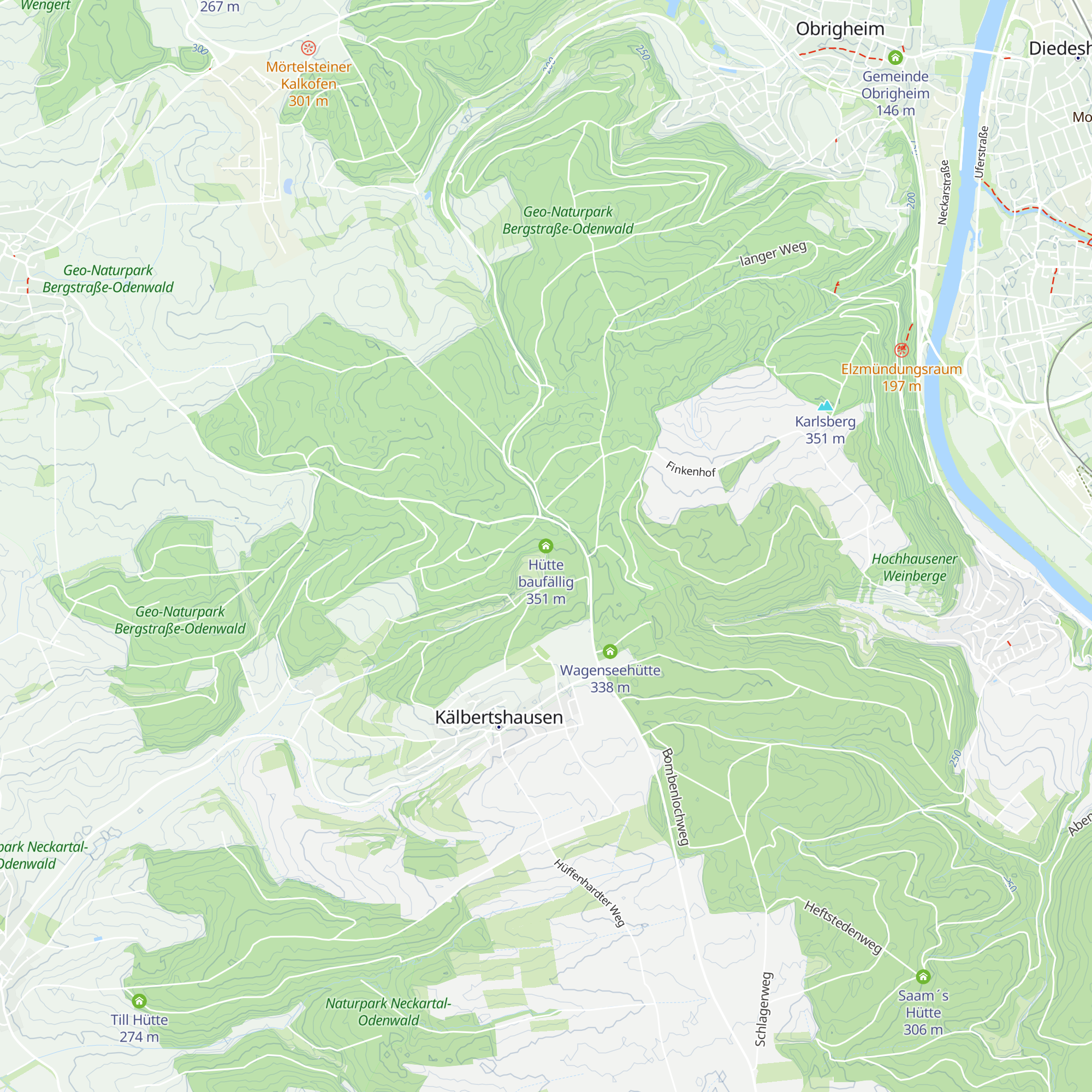 Hütte baufällig map