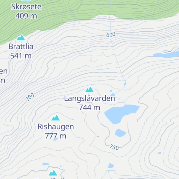 Map of Langslåvarden