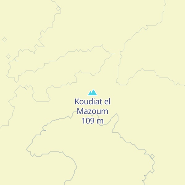 Map of Koudiat el Mazoum