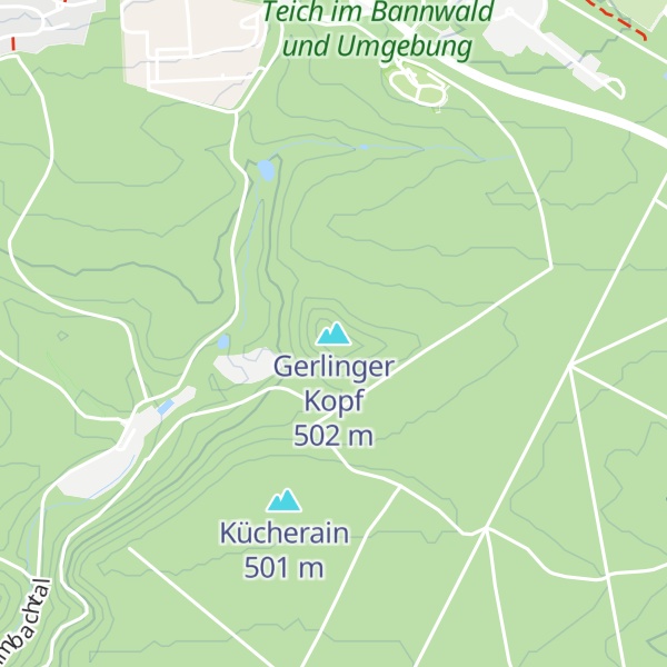 Map of Gerlinger Kopf