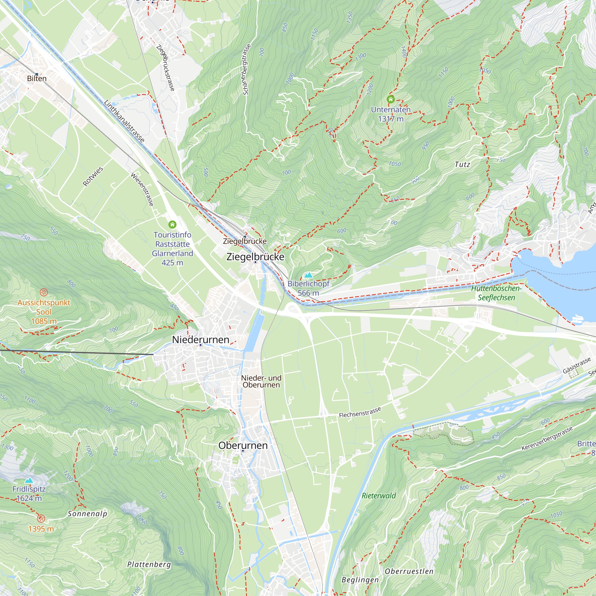Pumpstation Biberlikopf map
