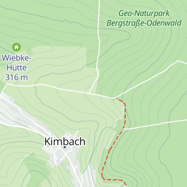 Map of Seniorenhütte 1990 Kimbach