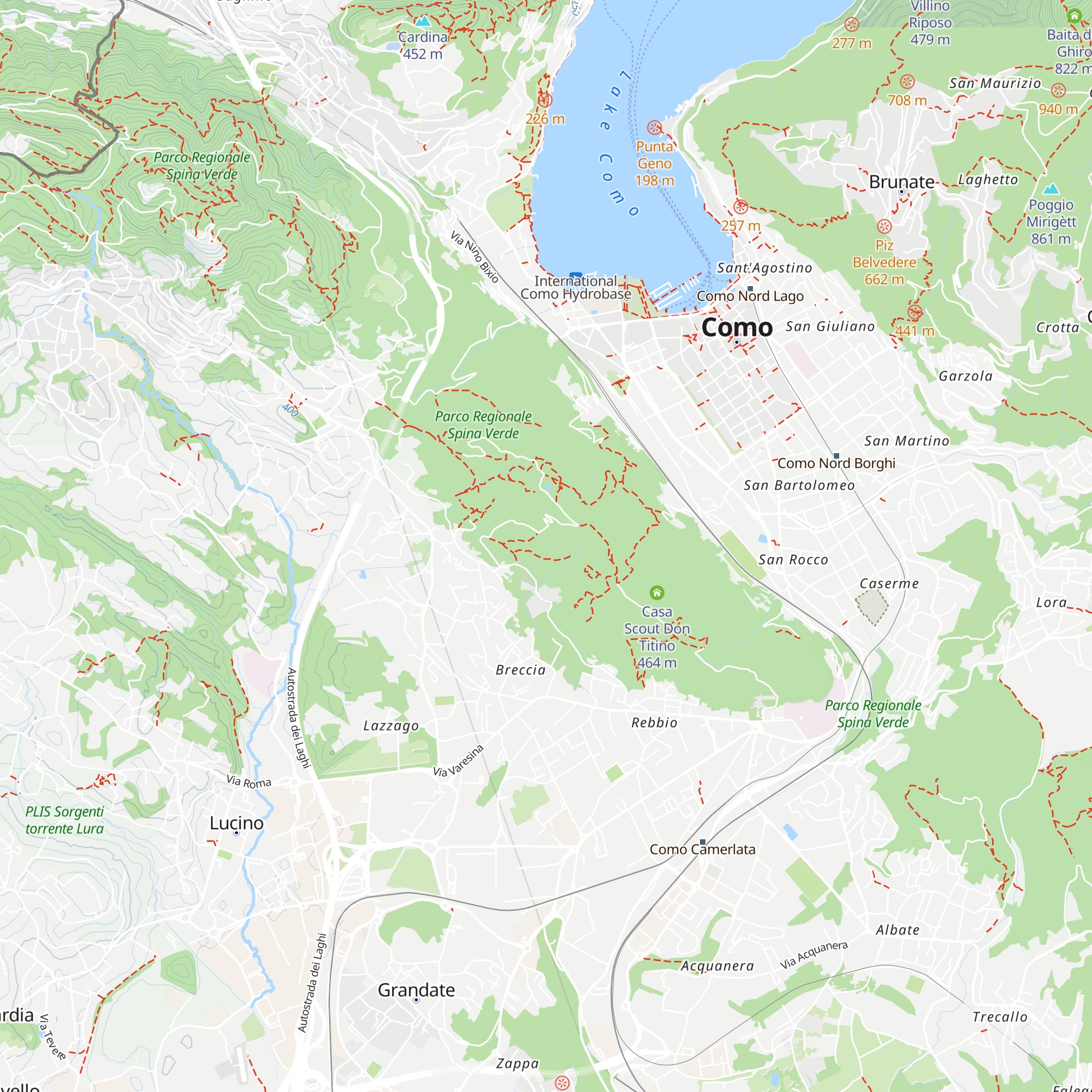 Baita Pianvalle map