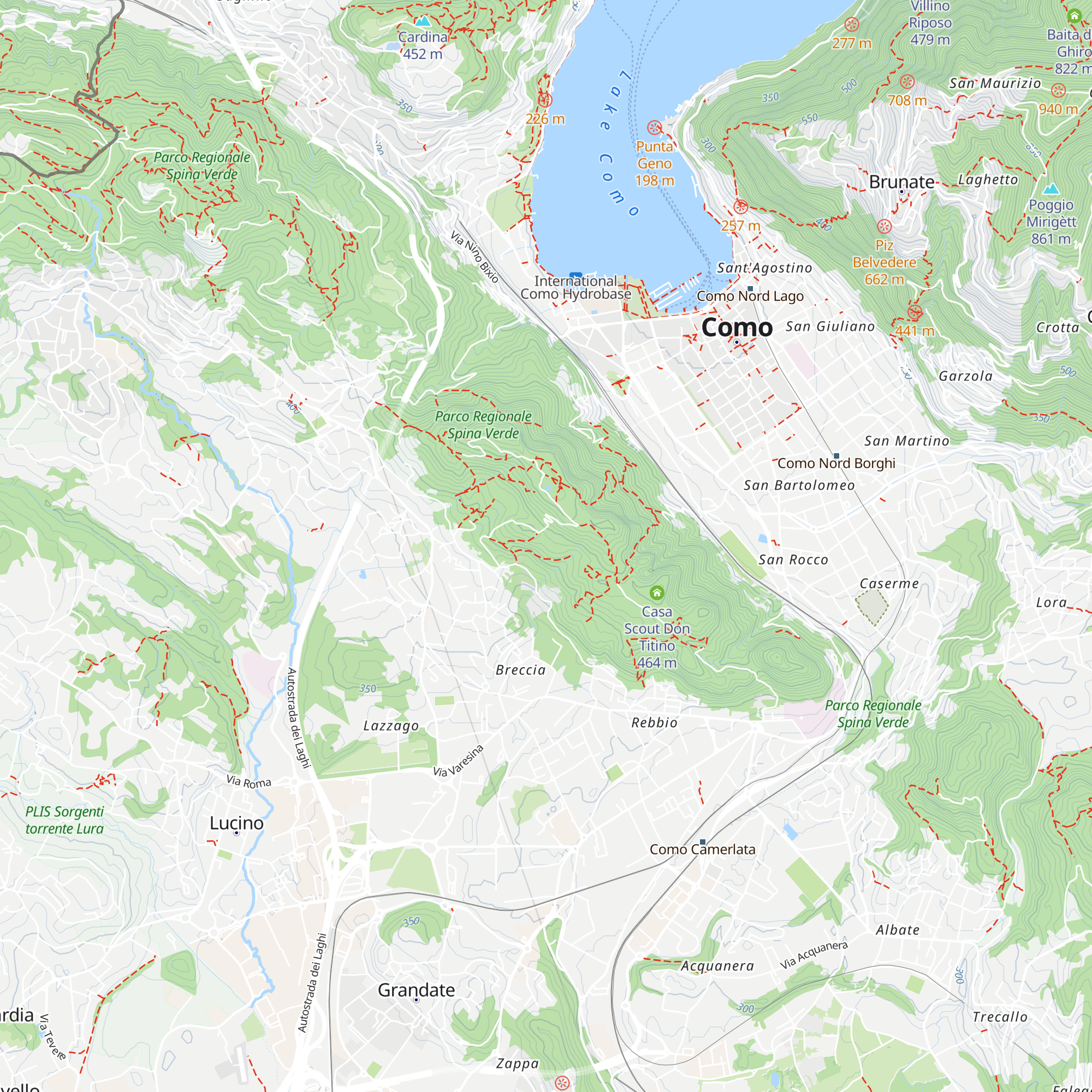 Baita Pianvalle map