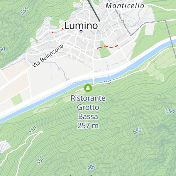 Map of Ristorante Grotto Bassa