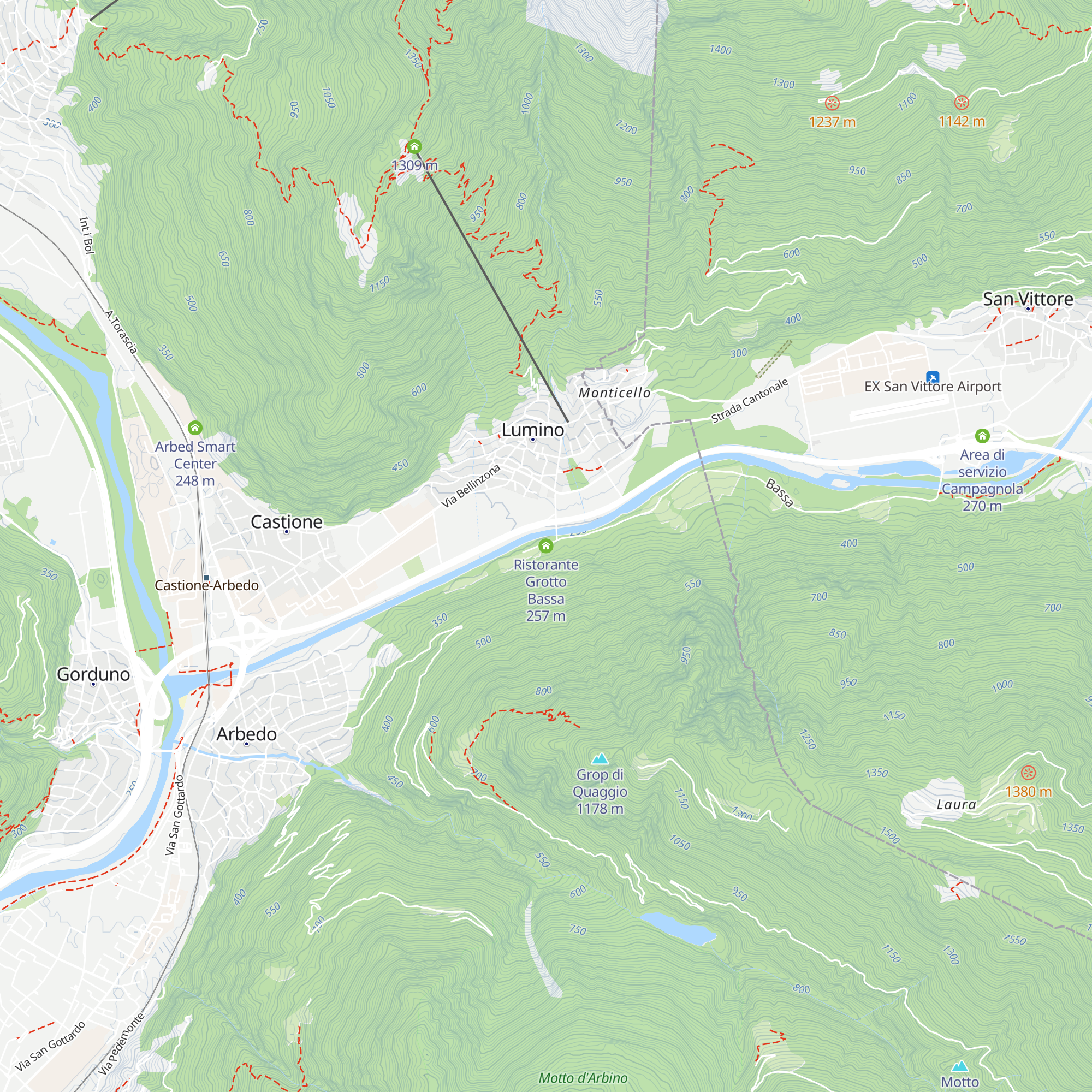 Ristorante Grotto Bassa map