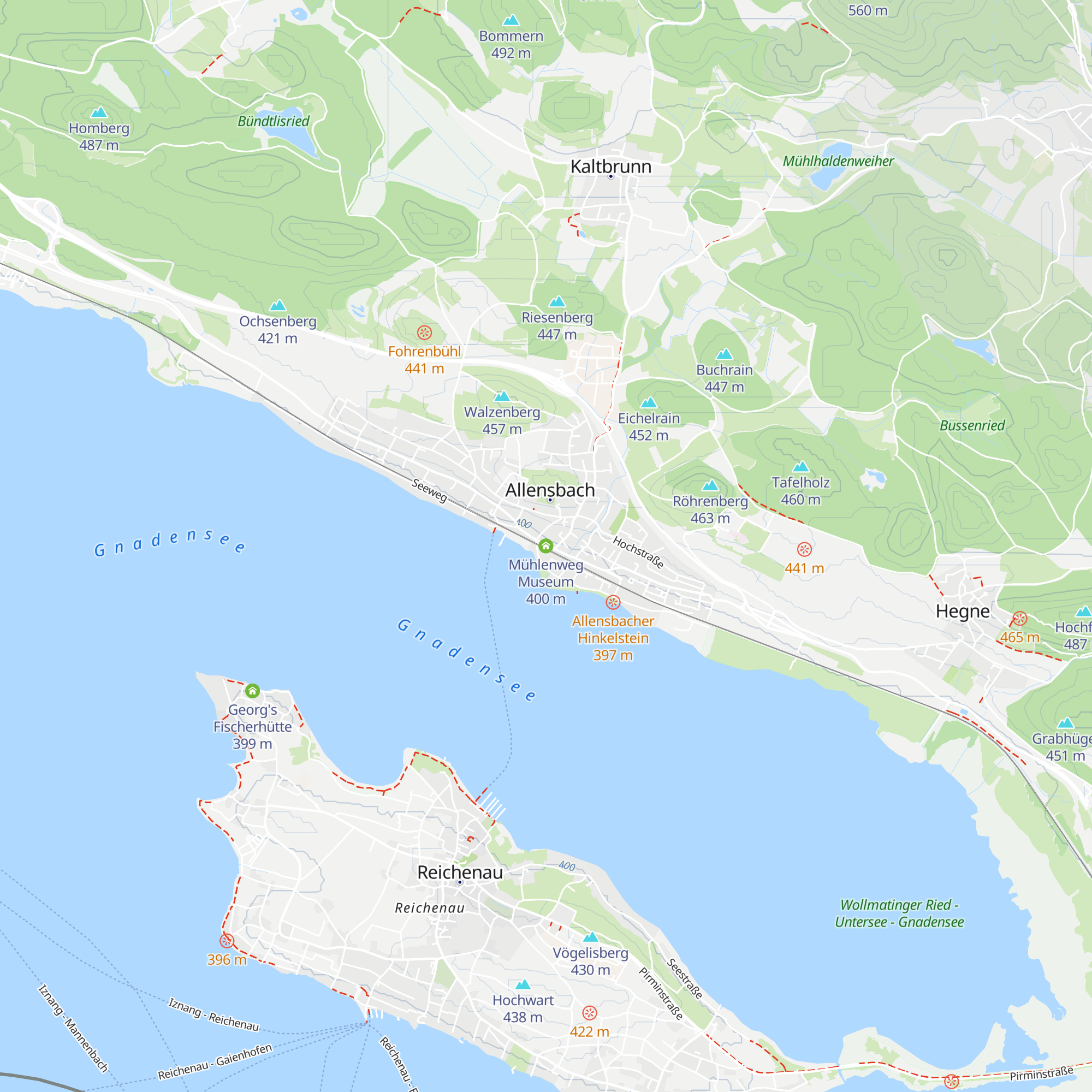 Mühlenweg Museum map