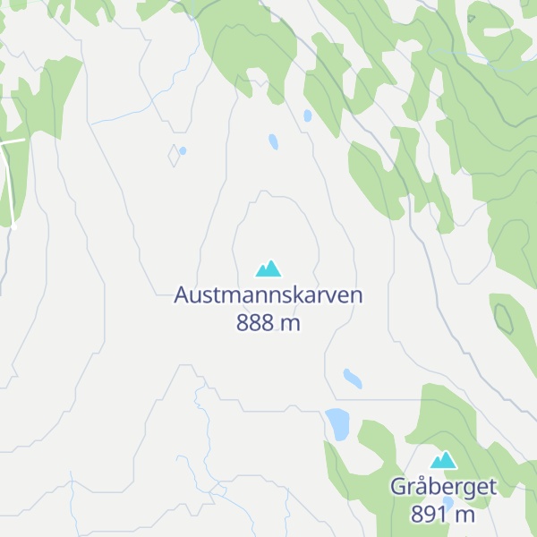 Map of Austmannskarven