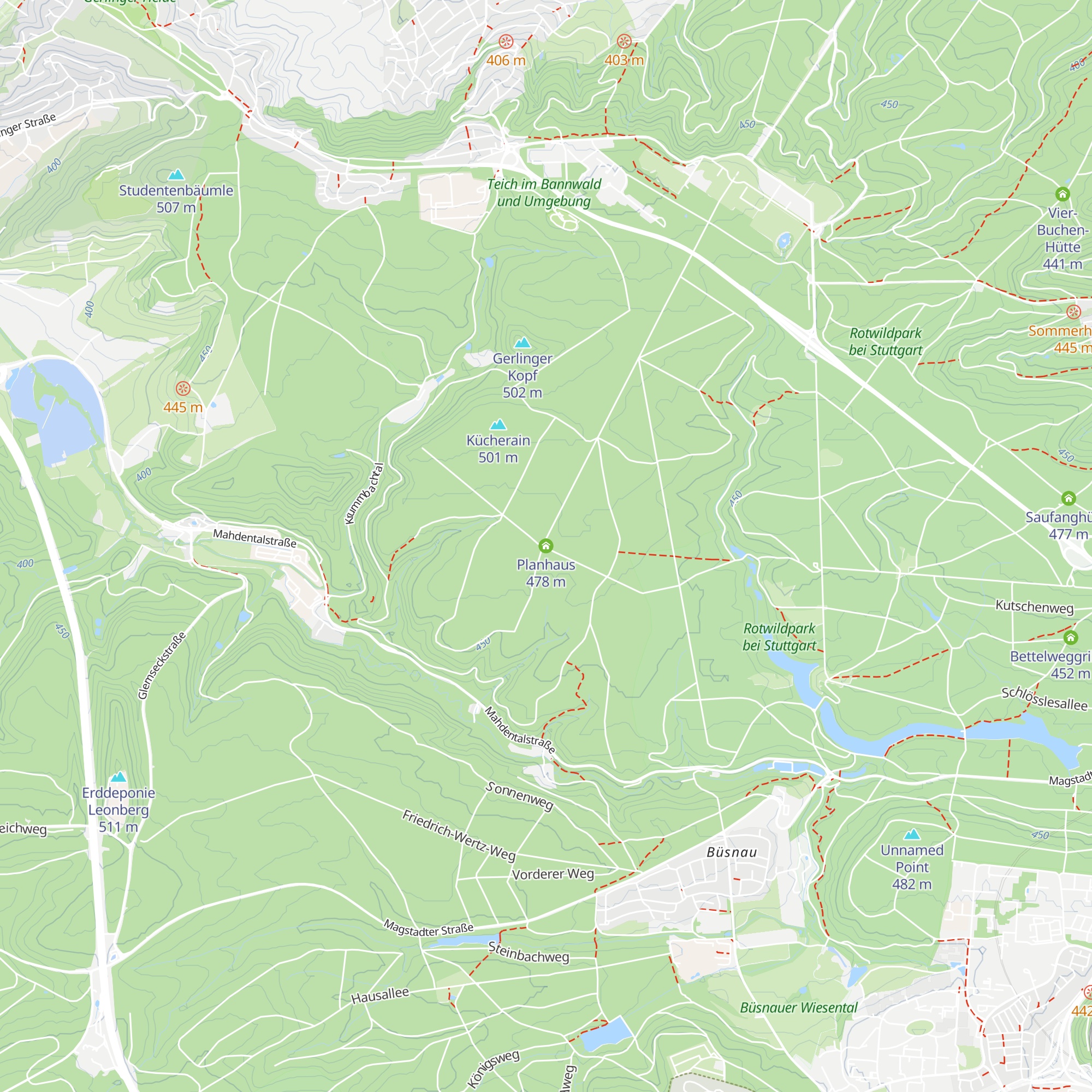 Planhaus map