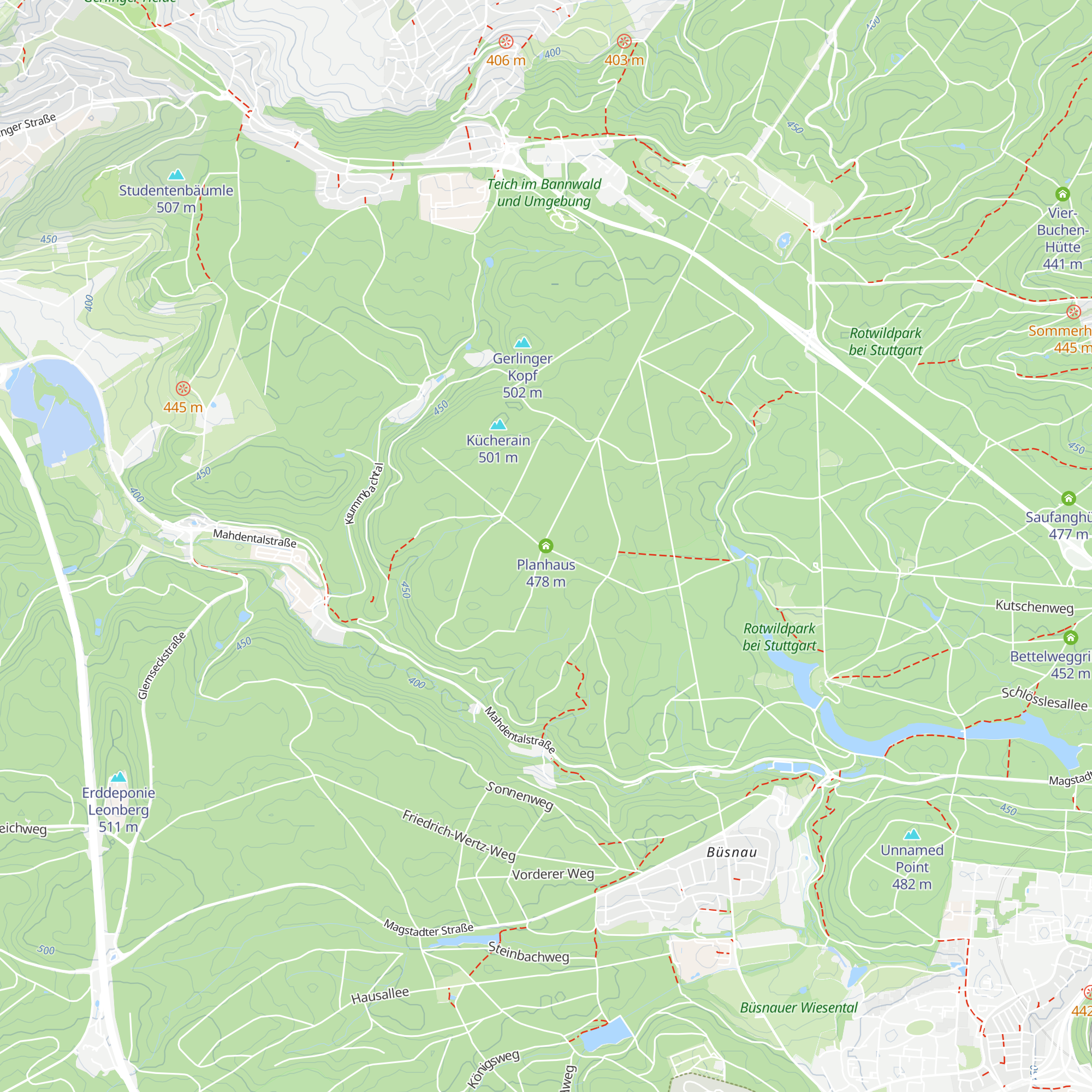 Planhaus map