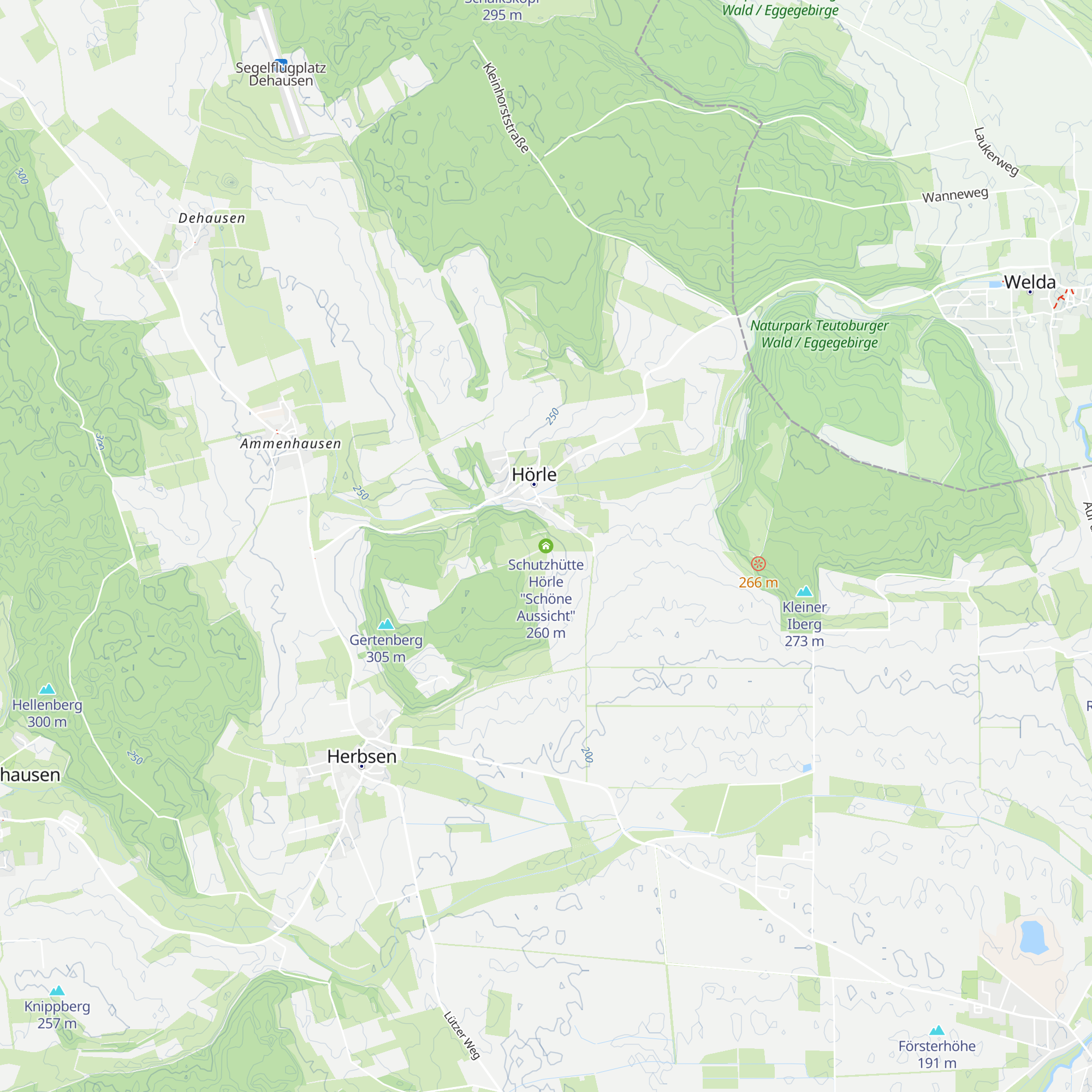 Schutzhütte Hörle "Schöne Aussicht" map