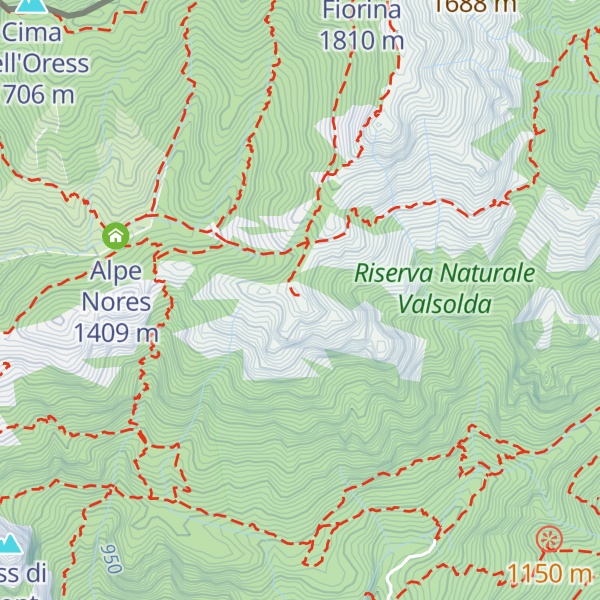 Map of Monte Pradè