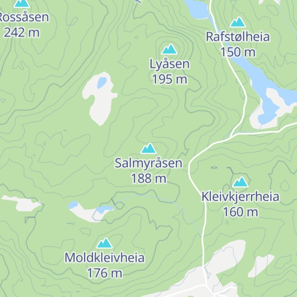 Map of Salmyråsen