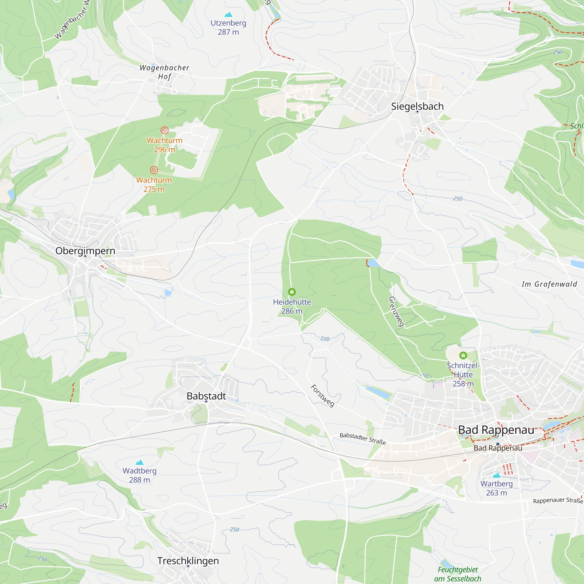 Heidehütte map
