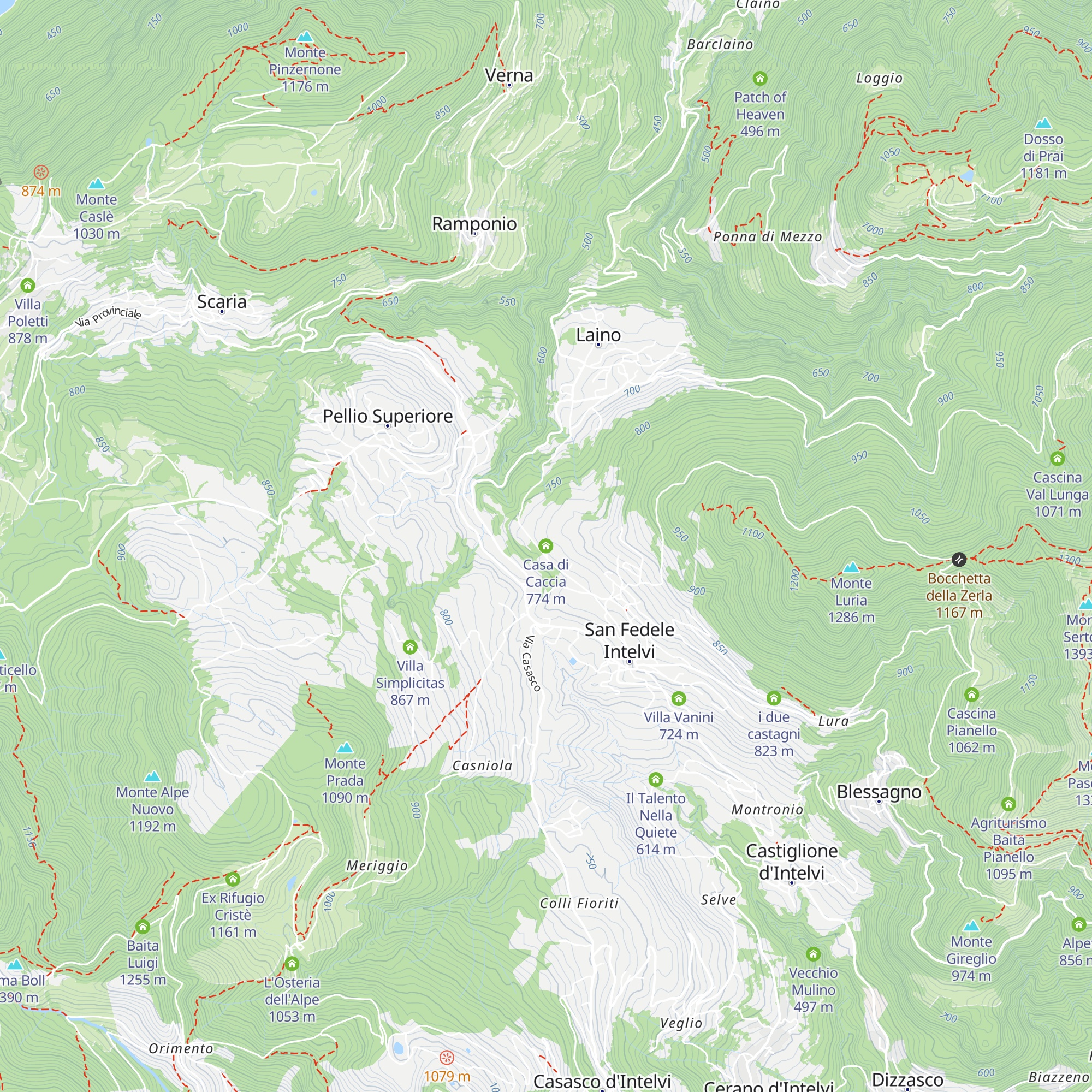 Casa di Caccia map
