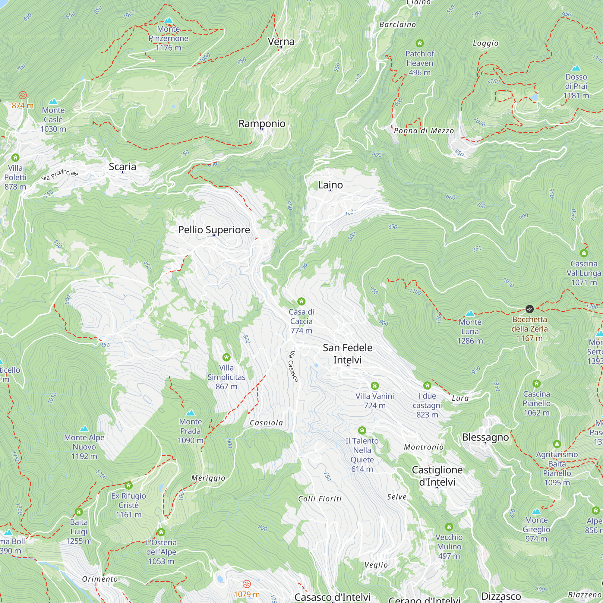 Casa di Caccia map