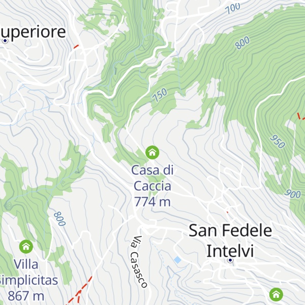 Map of Casa di Caccia