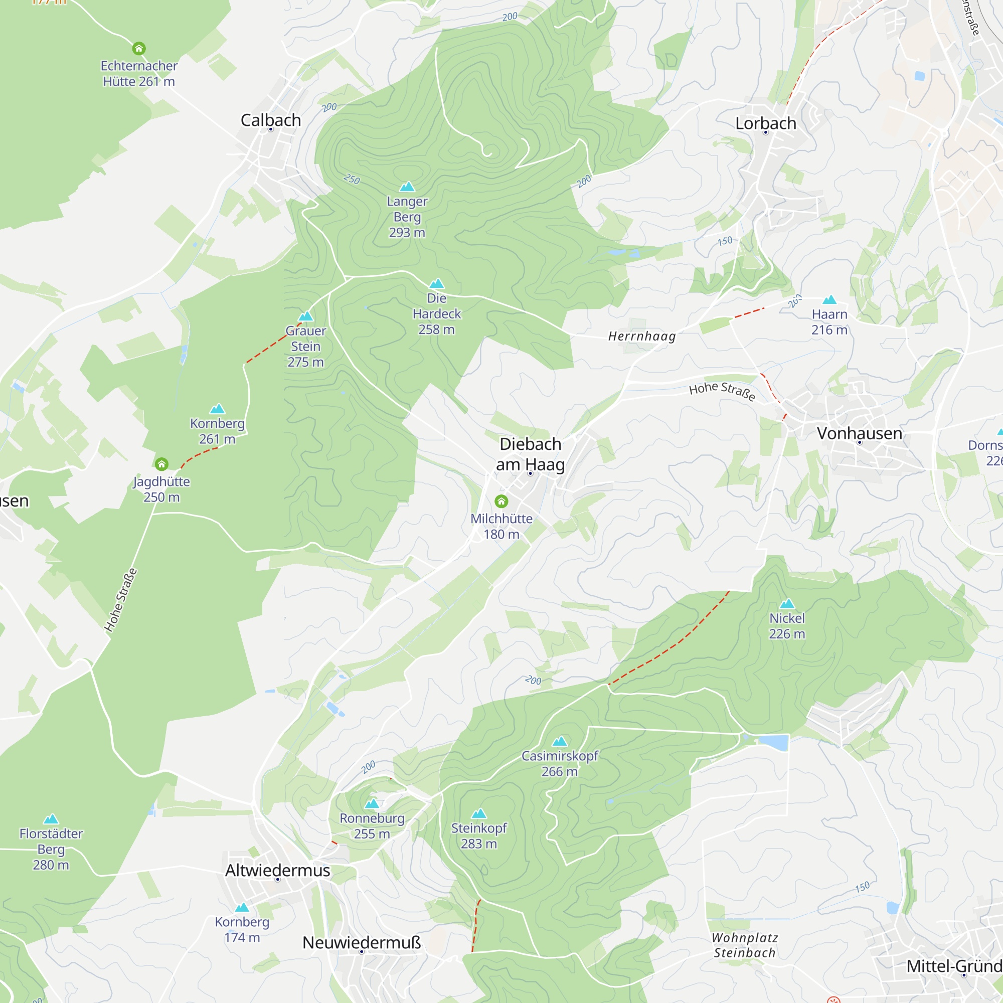 Milchhütte map