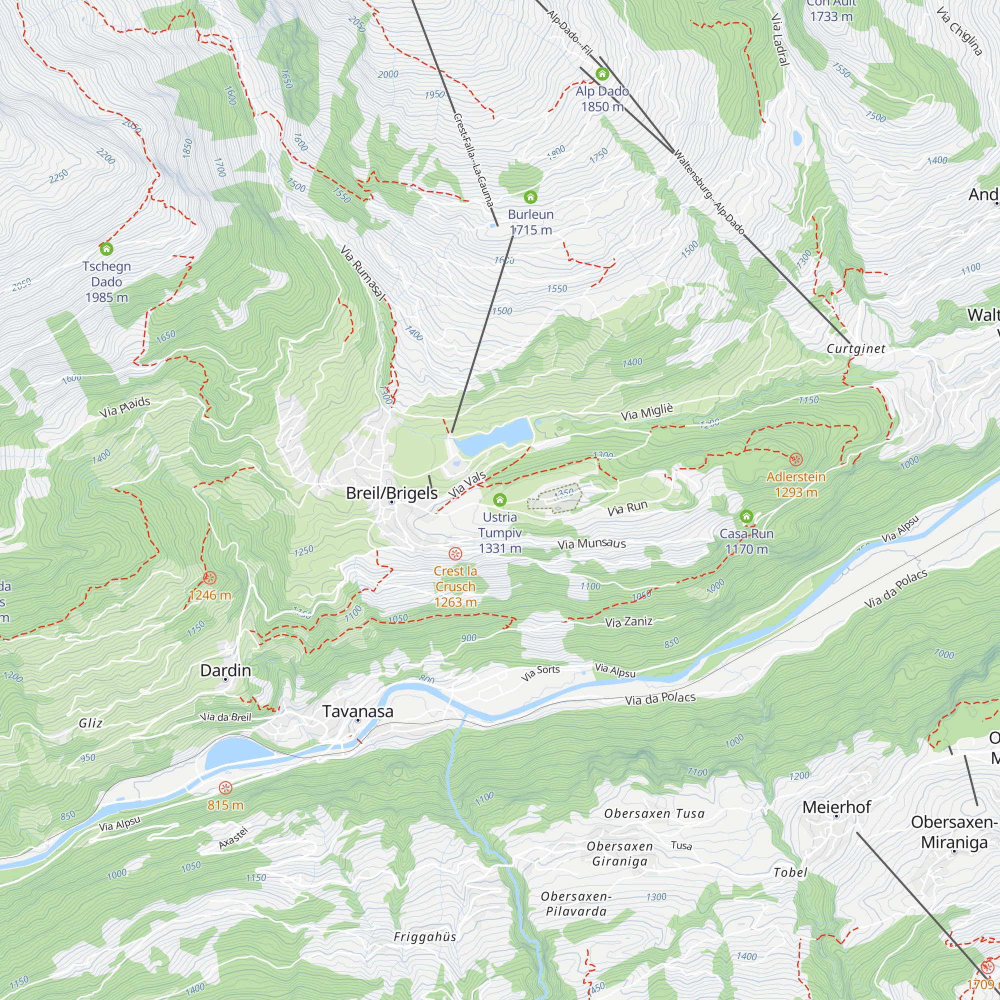 Ustria Tumpiv map