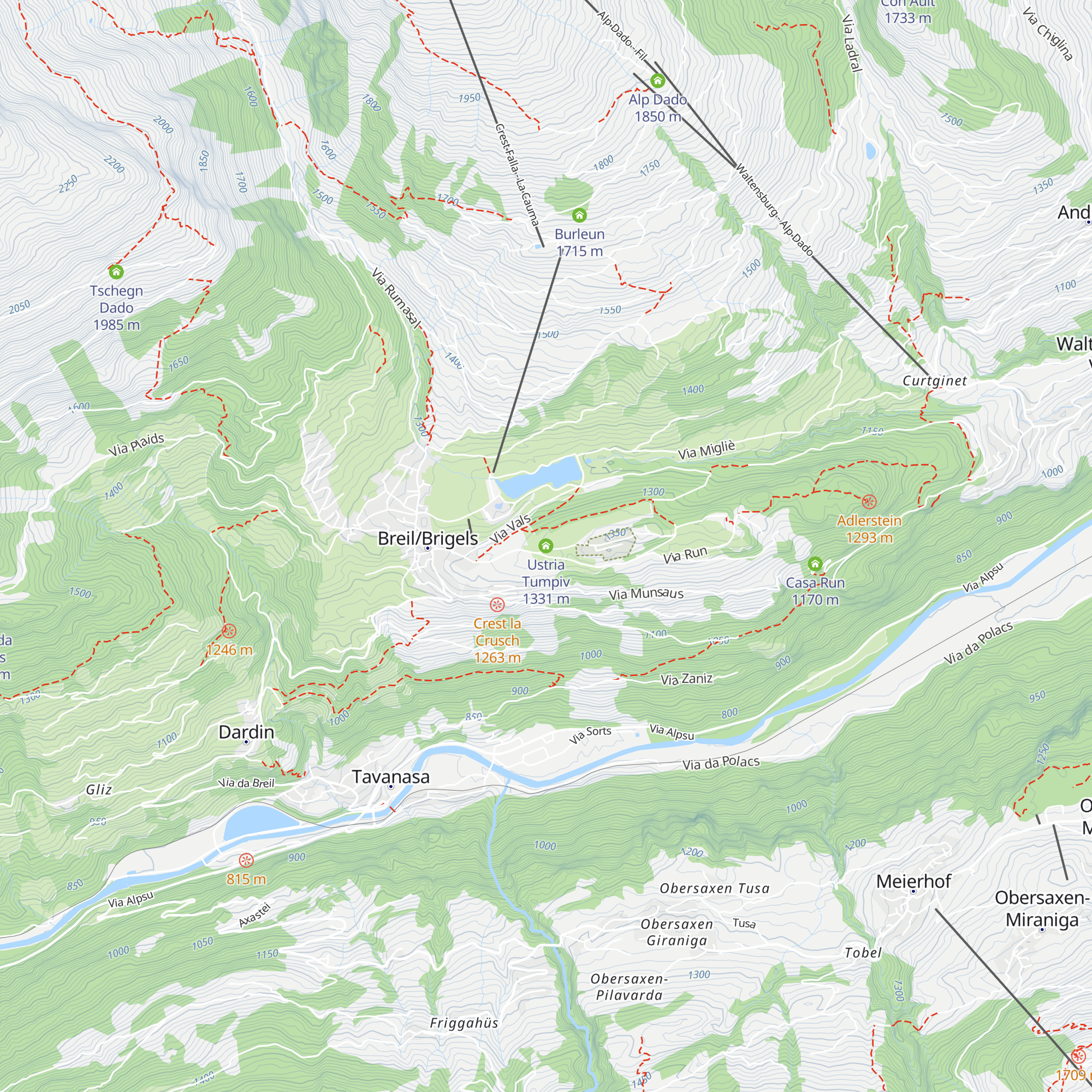 Ustria Tumpiv map