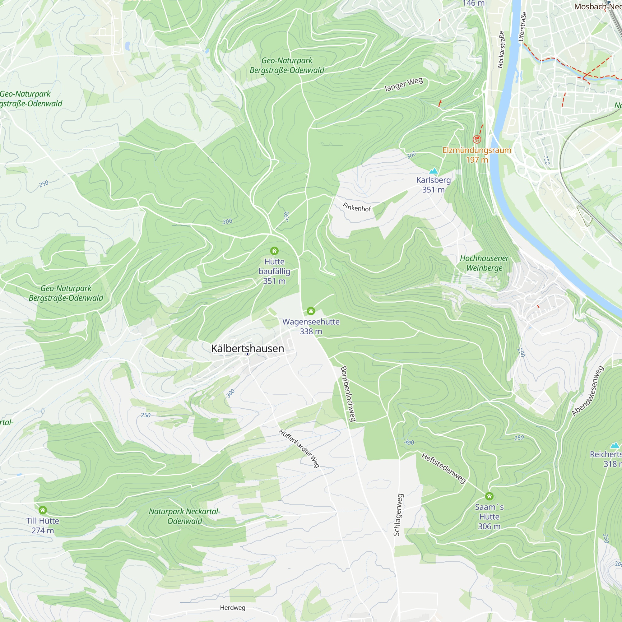 Wagenseehütte map