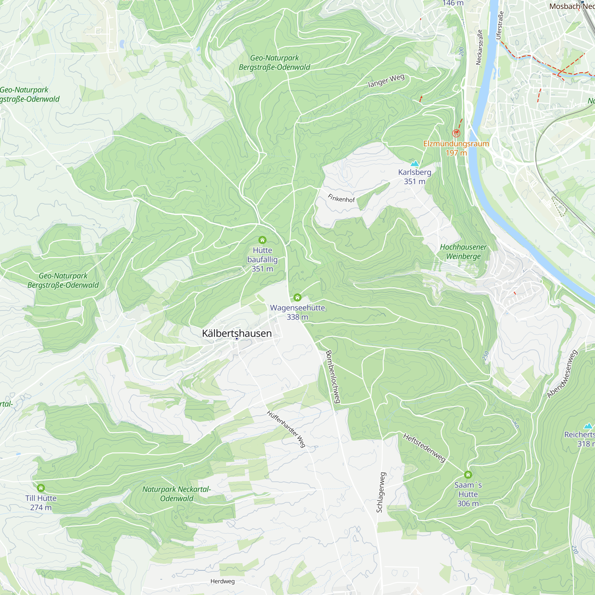 Wagenseehütte map