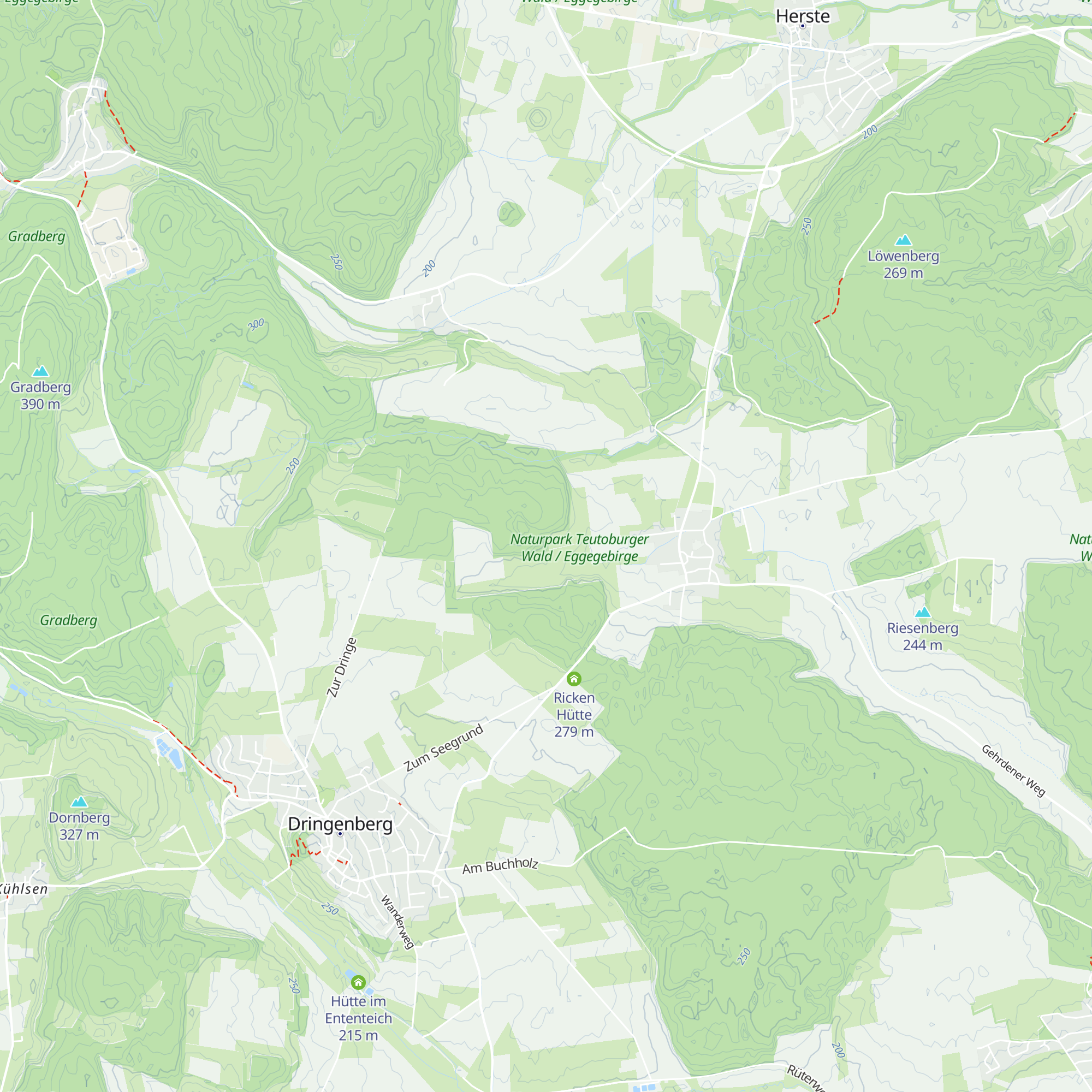 Picknickhütte map