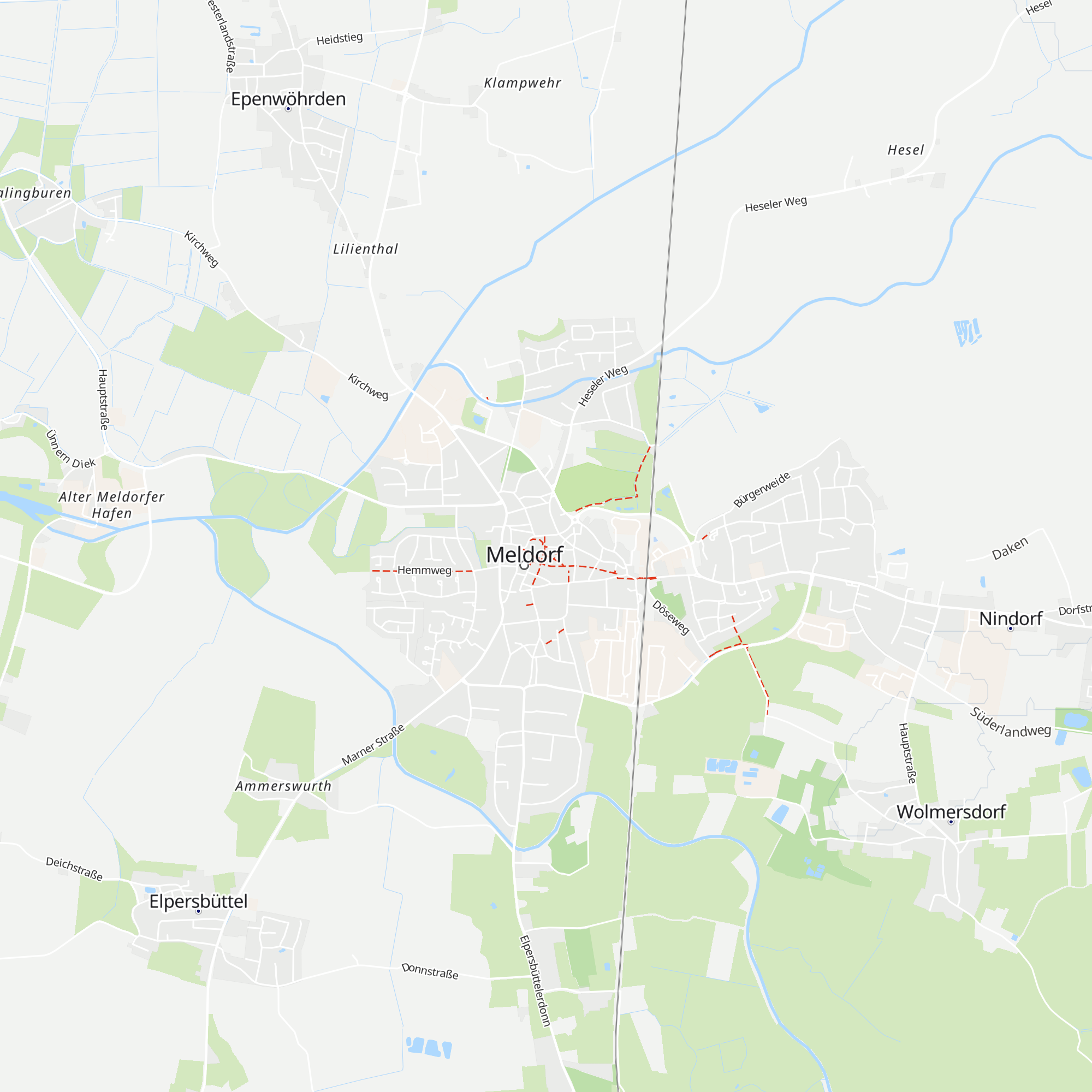 Tourist- & Servicecenter Meldorf / Meldorf Umland map