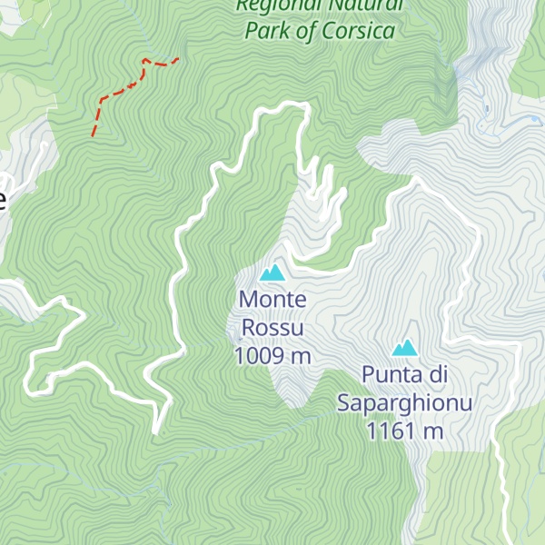 Map of Monte Rossu