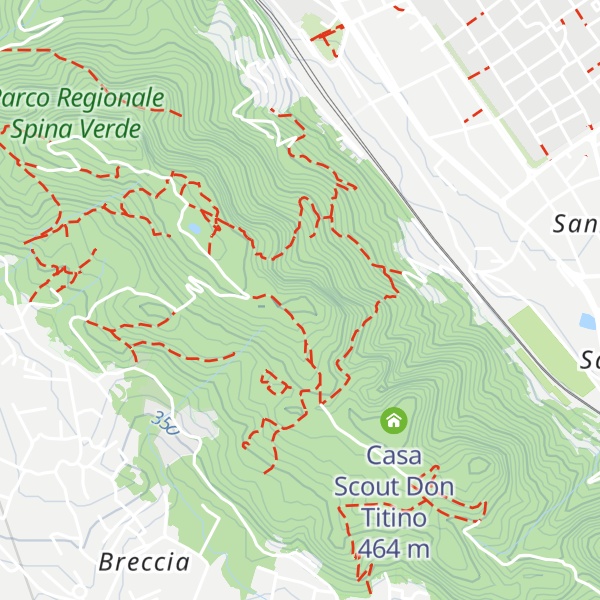 Map of Monte Caprino