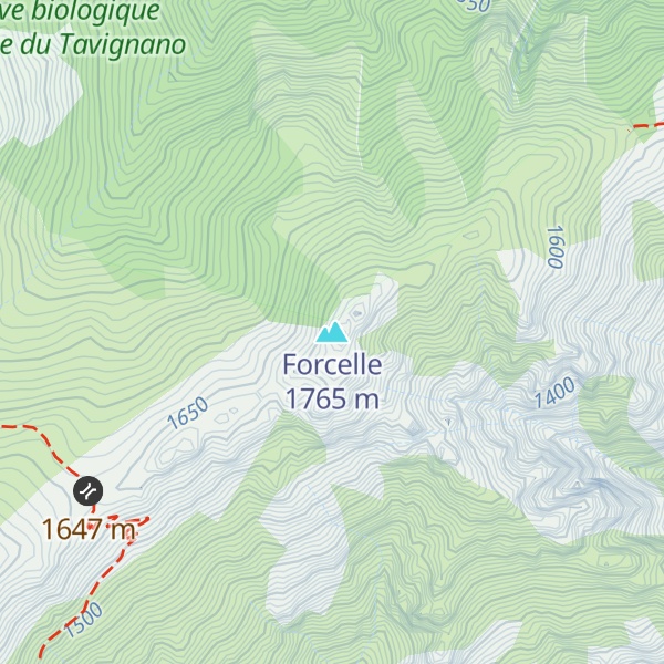 Map of Forcelle