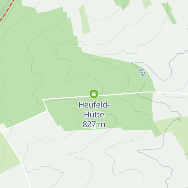 Map of Heufeld-Hütte