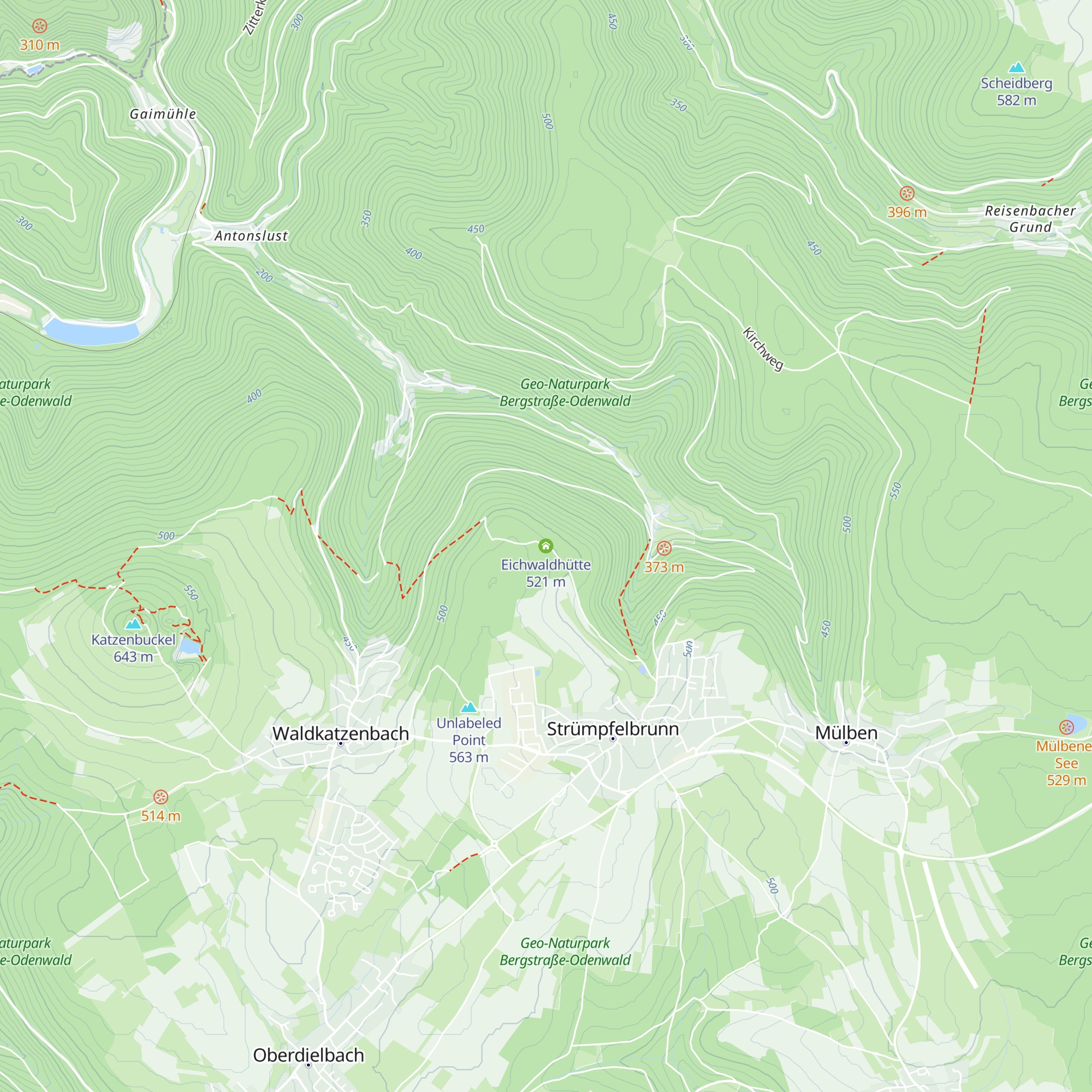 Eichwaldhütte map