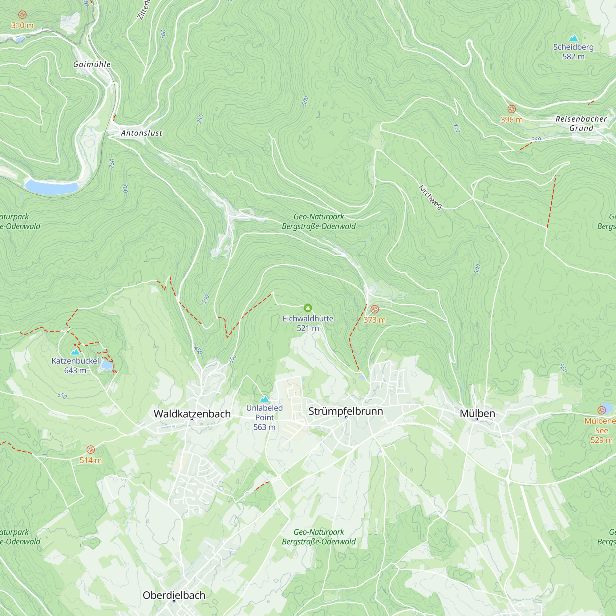 Eichwaldhütte map