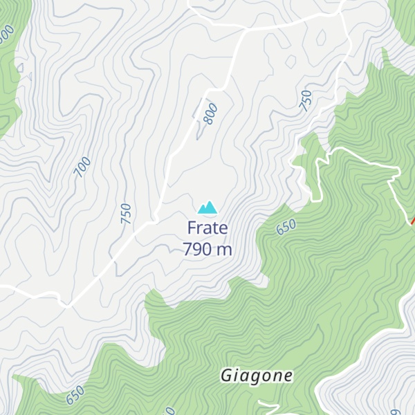 Map of Frate