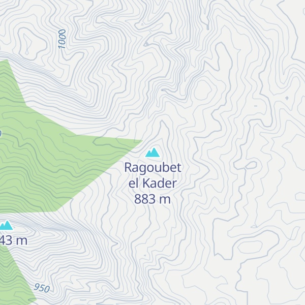 Map of Ragoubet el Kader
