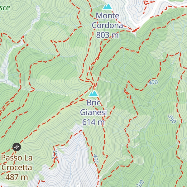 Map of Bric Gianesi