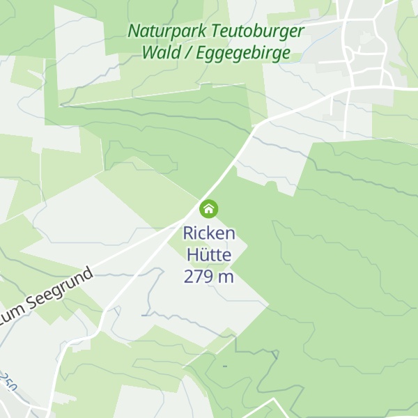 Map of Ricken Hütte
